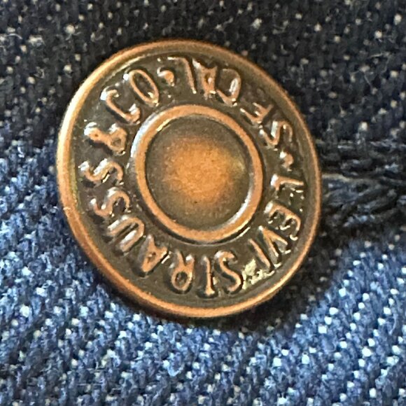 Vintage 1970s Levi’s 684 Big Bells Blue Jeans, Orange Tab, 37.5x30.5, Deadstock - Picture 7 of 11